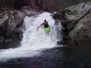 La  chute avec la dalle - 14 avril 2010 - Tarn à 2,10 - 2,15